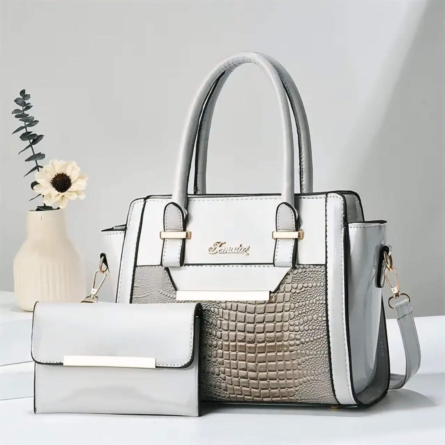 Luxevibe™ New Wholesale Luxury PU Leather Quilted Shoulder Bag for Women – Large Capacity, Waterproof Fashion Handbag