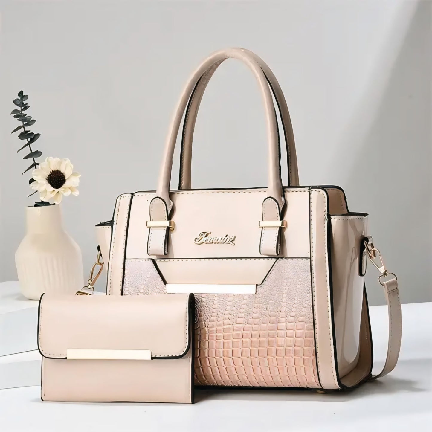 Luxevibe™ New Wholesale Luxury PU Leather Quilted Shoulder Bag for Women – Large Capacity, Waterproof Fashion Handbag