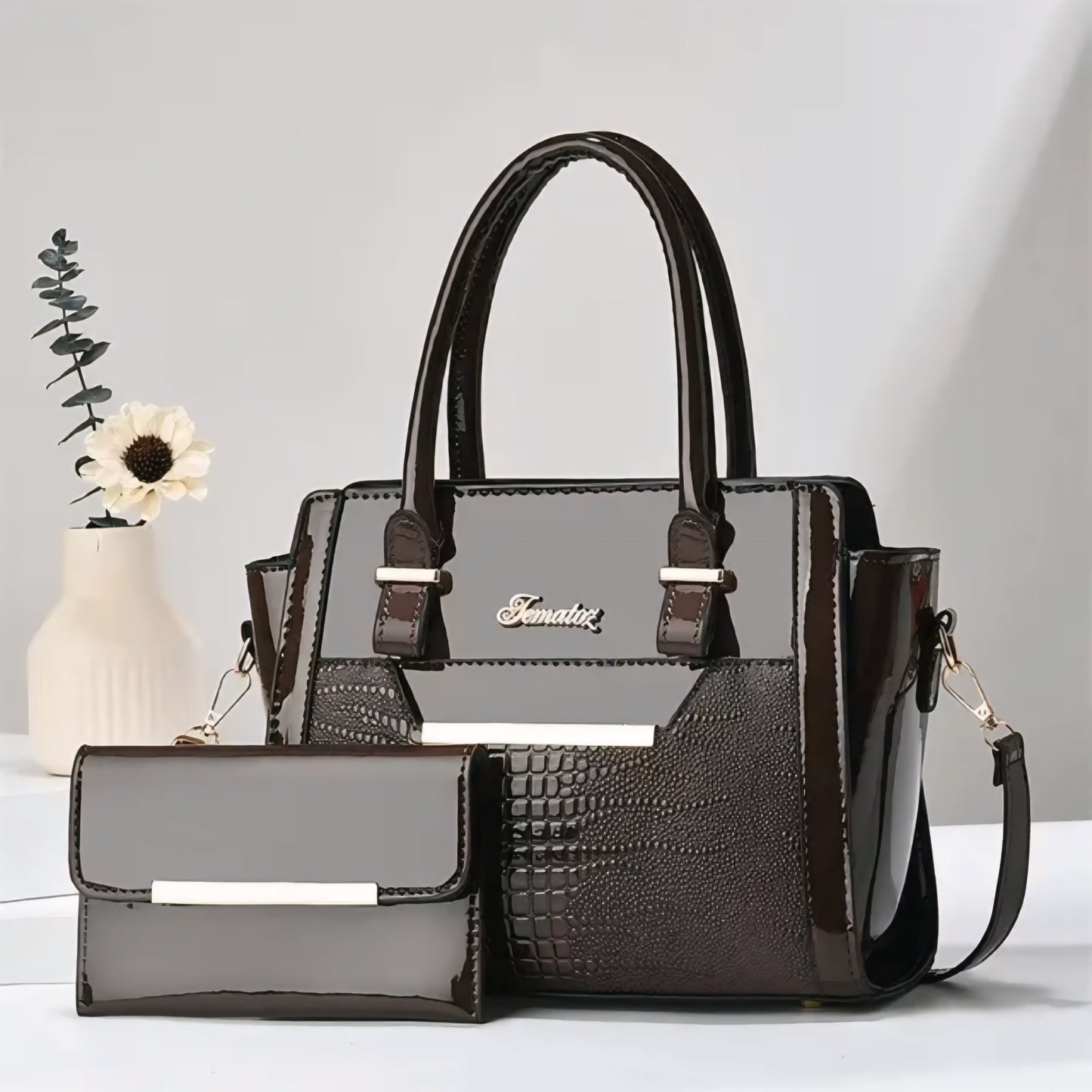 Luxevibe™ New Wholesale Luxury PU Leather Quilted Shoulder Bag for Women – Large Capacity, Waterproof Fashion Handbag