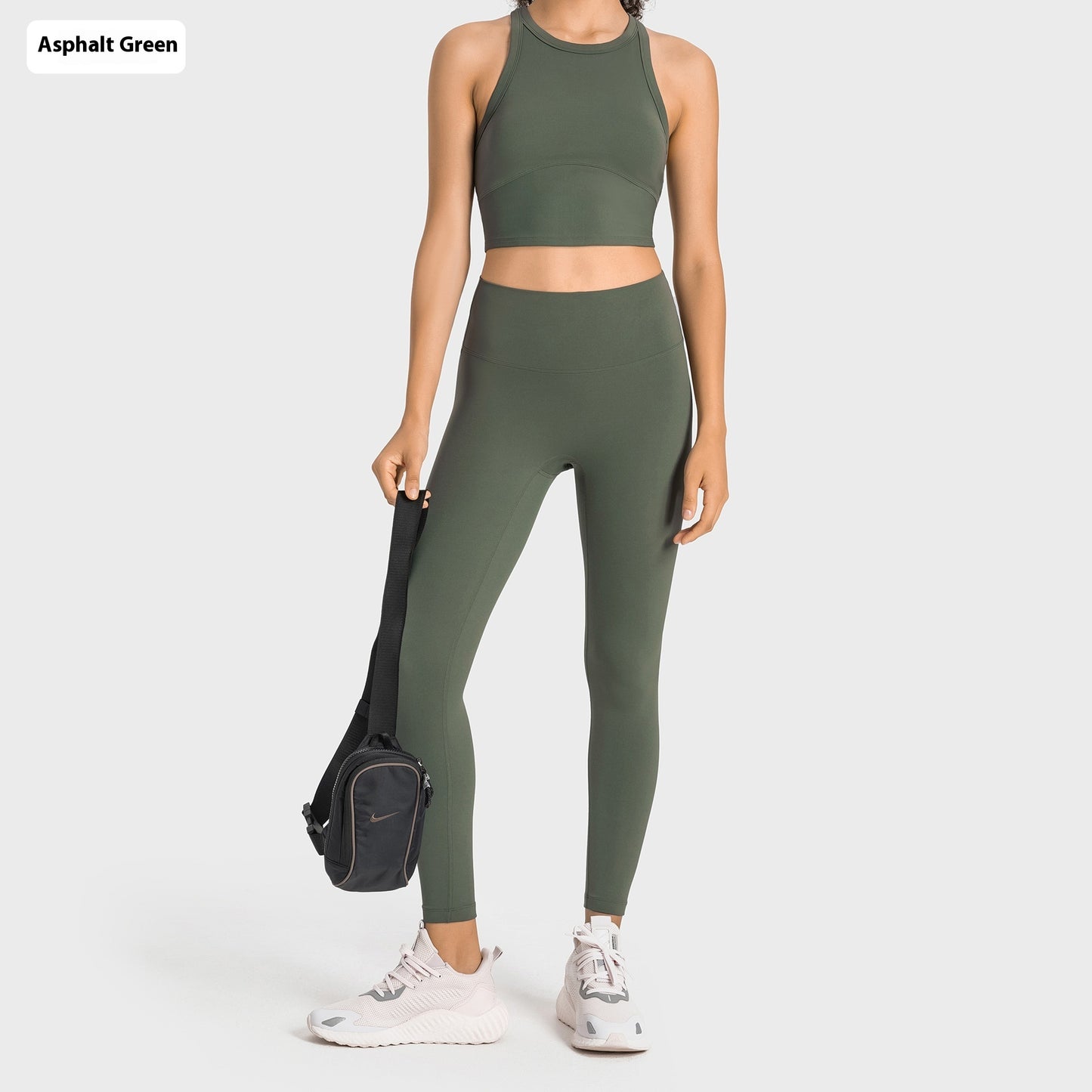 Elastic Yoga Clothes Suit Ankle-length Pants Vest